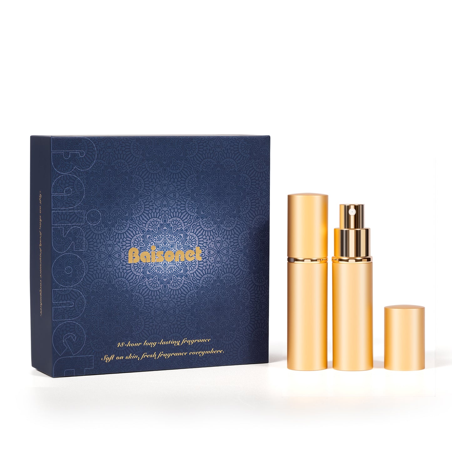 Baisonet Eau de Parfum 10ml-Long Lasting Fragrance with Notes of rose, Earthy Patchouli, Warm Vanilla & Spun Sugar - Floral & Sweet Perfume,Travel Fragrance