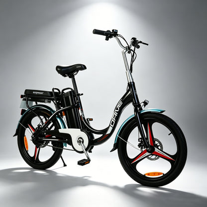 Drive V3 Electric Bicycle | 50-80km Long Range, LTA Approved E-Bike