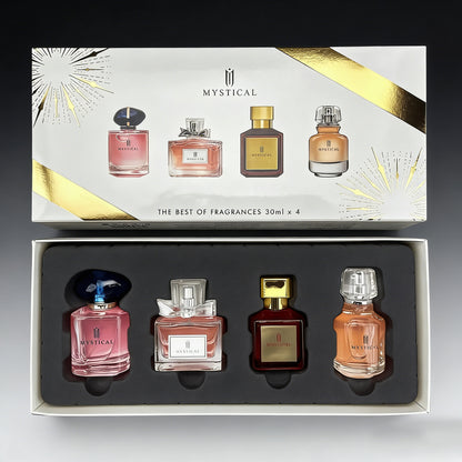 Women’s perfume set - Floral and fruity scent fragrance - For daily ues or gift,Valentine's Day - 30ml*4