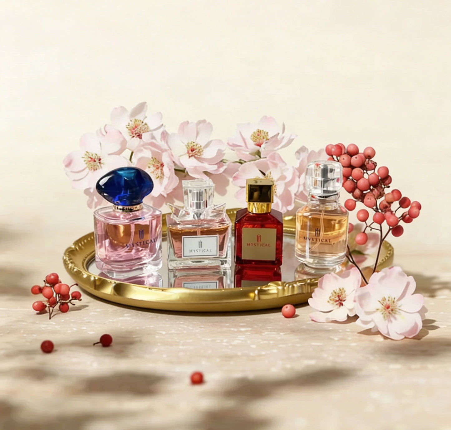 Women’s perfume set - Floral and fruity scent fragrance - For daily ues or gift,Valentine's Day - 30ml*4