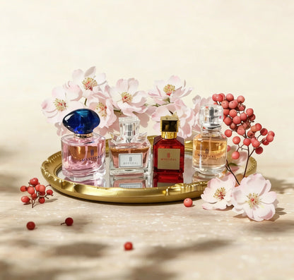 Women’s perfume set - Floral and fruity scent fragrance - For daily ues or gift,Valentine's Day - 30ml*4