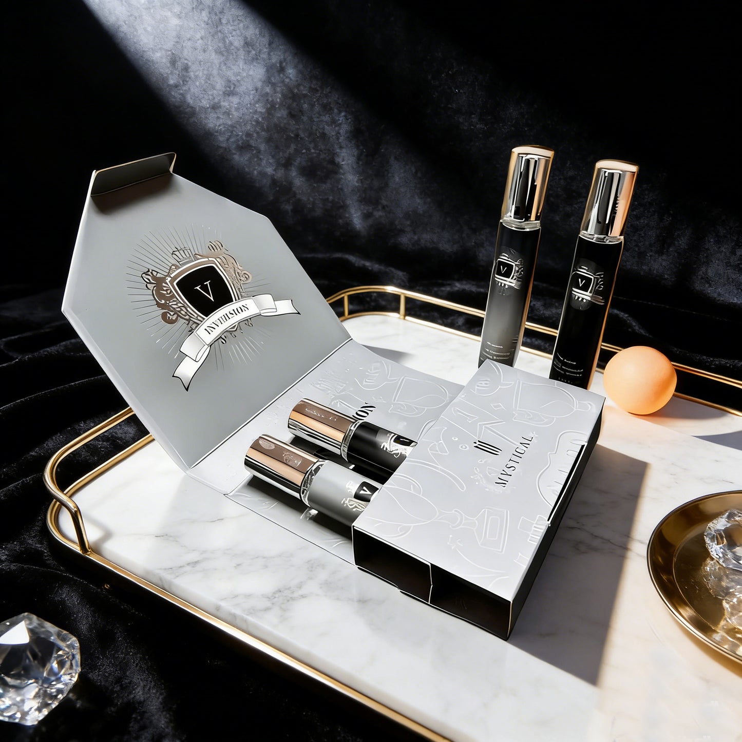 Men's Perfume, 4 Counts/set Aquatic Wooden Scented Perfume. Longlasting Portable Fragrance for Men,Birthday Gift, Father's Day,Valentine's Day,Perfumes for Men Cologne for Men