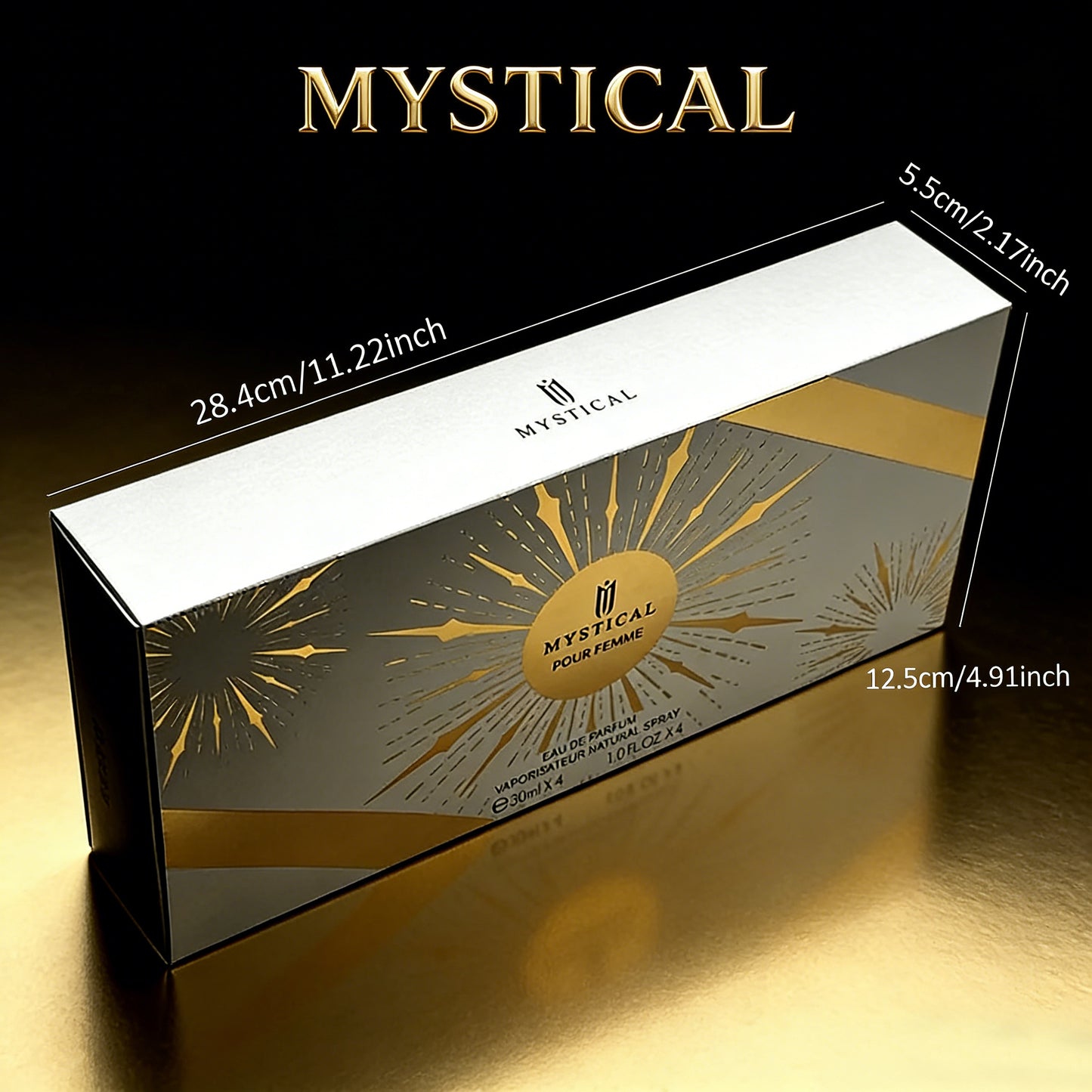 Women’s perfume set - Floral and fruity scent fragrance - For daily ues or gift,Valentine's Day - 30ml*4