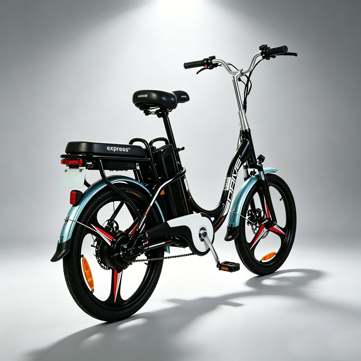 Drive V3 Electric Bicycle | 50-80km Long Range, LTA Approved E-Bike