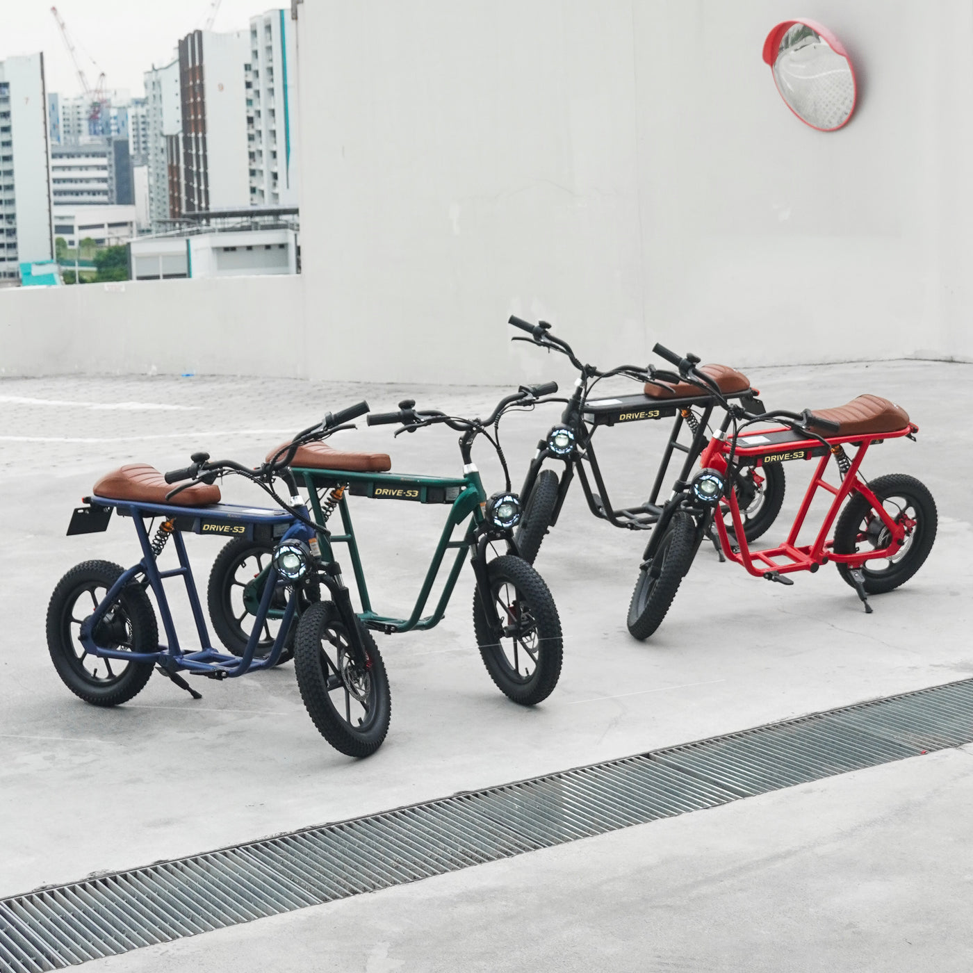 DRIVE-S3 UL2272 Certified E-Scooter – LTA Registered, Full Suspension, 60km Range