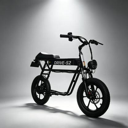 Drive S2 | UL2272 Certified Seated Electric Scooter, 50-60km Long Range, 250W Motor, 16" Fat Tire, LTA Approved for Commuting & Leisure