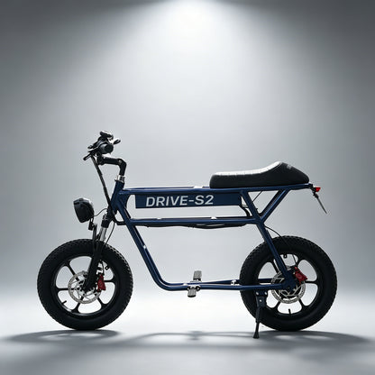 Drive S2 | UL2272 Certified Seated Electric Scooter, 50-60km Long Range, 250W Motor, 16" Fat Tire, LTA Approved for Commuting & Leisure