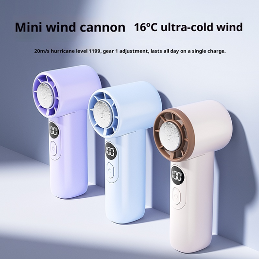 Ultra-Light 102g Handheld Cooling Fan, Semiconductor Ice Cooling, 3-Second Instant Chill, Portable Personal Fan for Travel & Daily Use