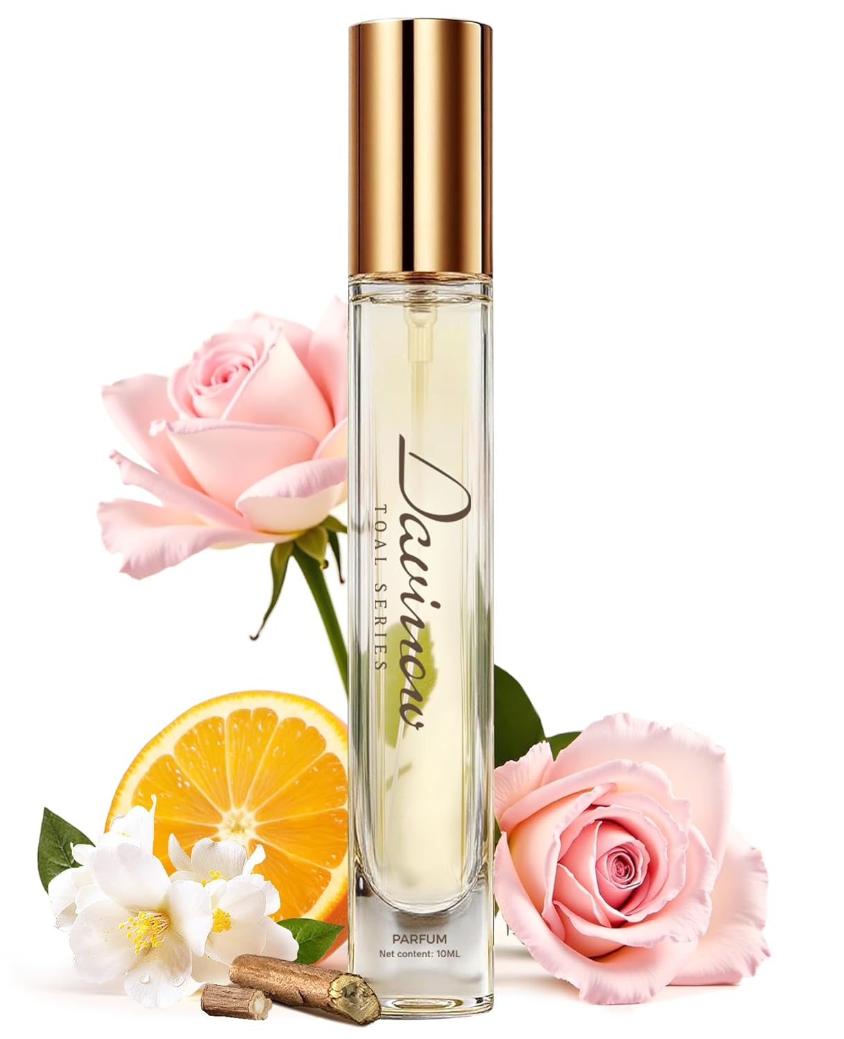 NO.03-Women's perfume (grade: P), soft and long-lasting fragrance, MISS COCO, jasmine rose orange bergamot patchouli, feminine, 0.34 fl oz travel size