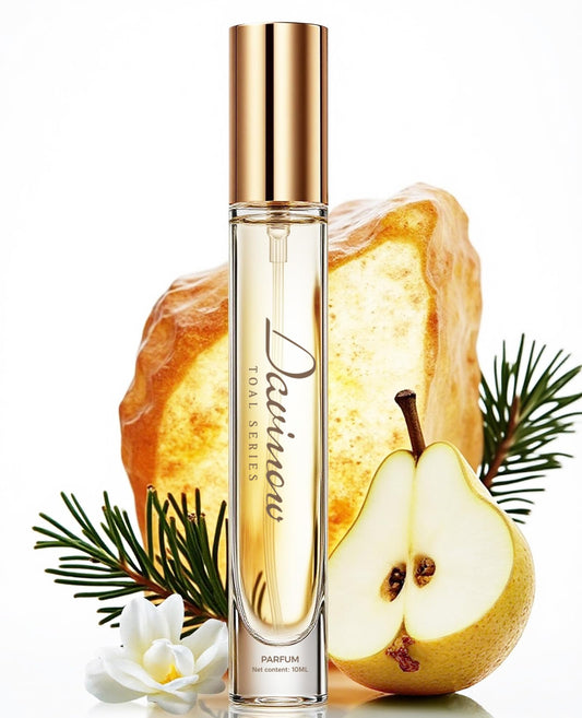 No. 01-Women's perfume (Grade: P), soft and long-lasting fragrance, floral and fruity perfume for women, jasmine, pear, amber cedarwood - 0.34 fl oz travel size